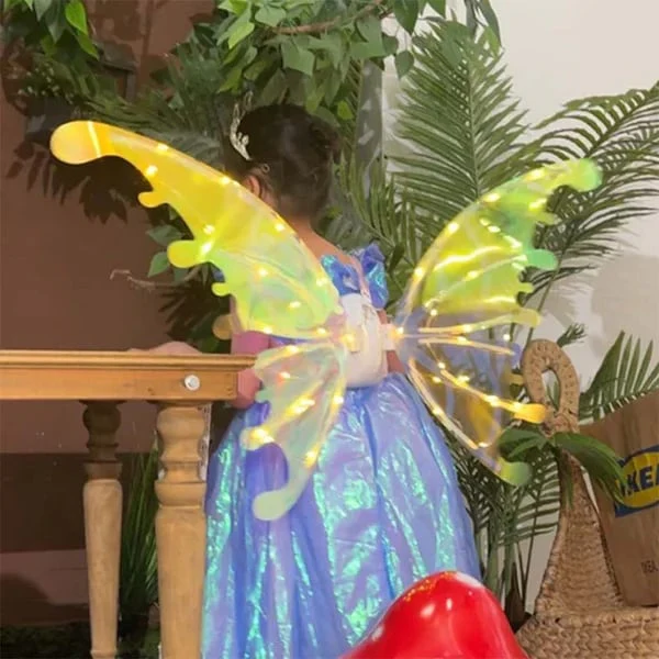 Electric Butterfly Elf Wings with Glowing Lights - Image 4