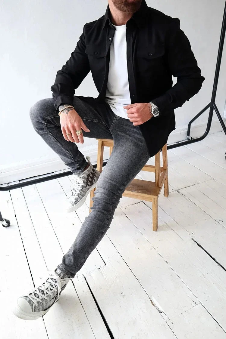 Button Down Shirt Jacket (Buy 2 Free Shipping) - Image 10