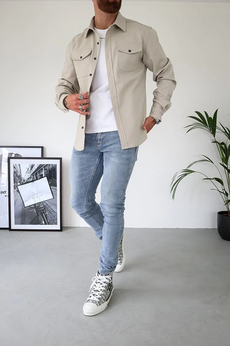 Button Down Shirt Jacket (Buy 2 Free Shipping) - Image 16