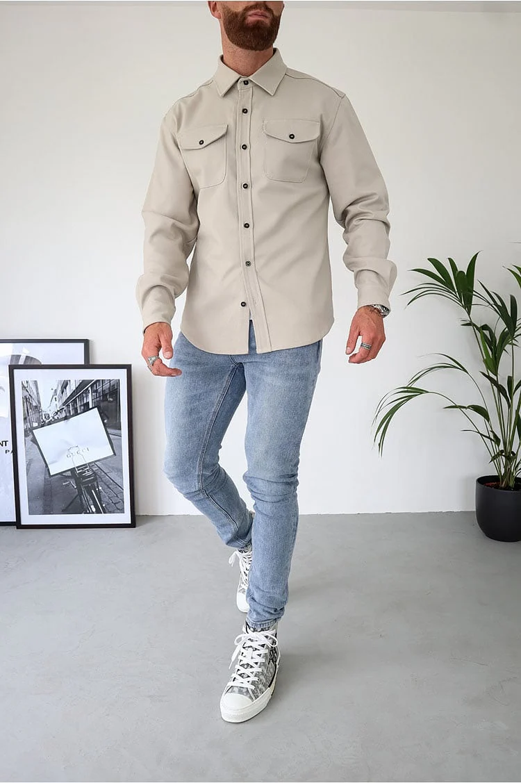 Button Down Shirt Jacket (Buy 2 Free Shipping) - Image 17