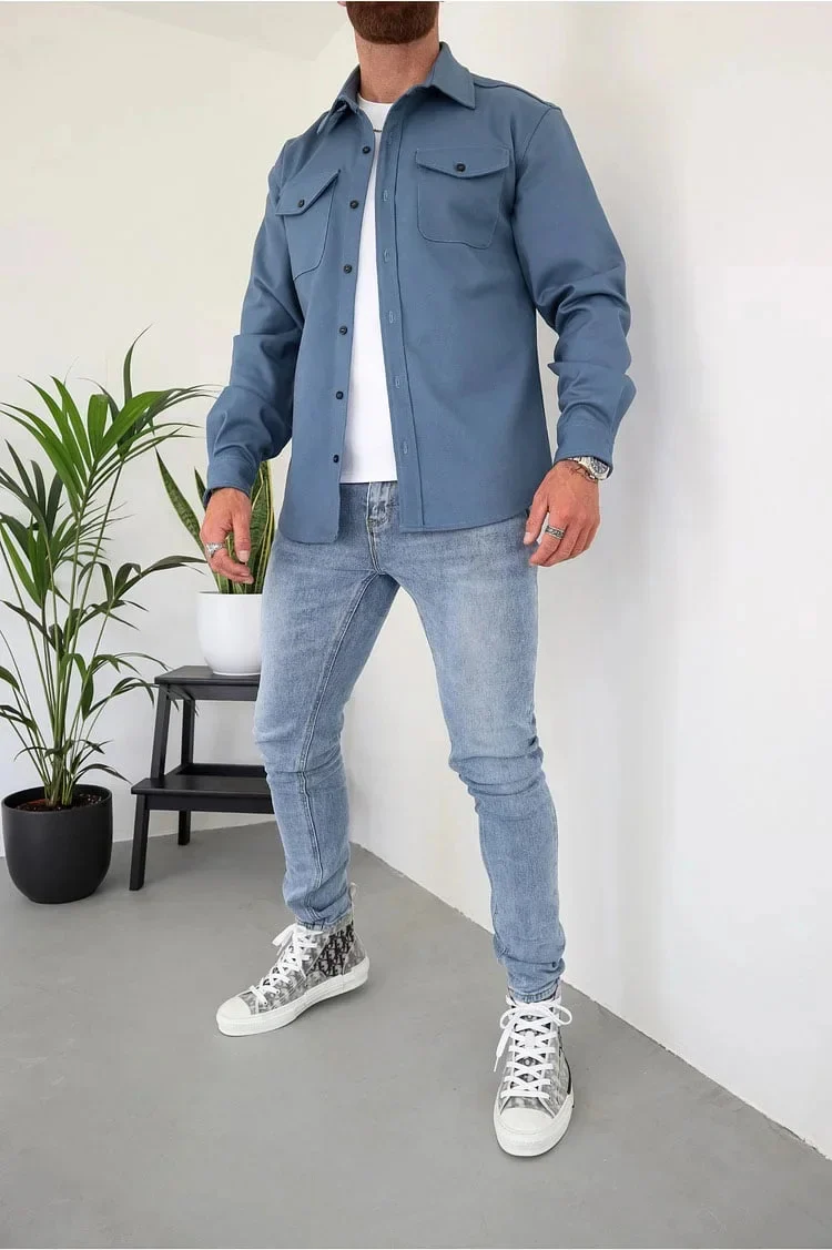 Button Down Shirt Jacket (Buy 2 Free Shipping) - Image 23