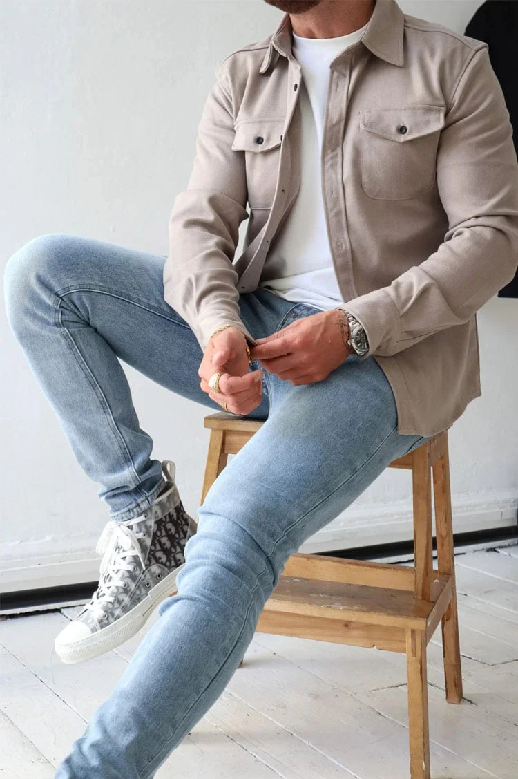 Button Down Shirt Jacket (Buy 2 Free Shipping) - Image 3