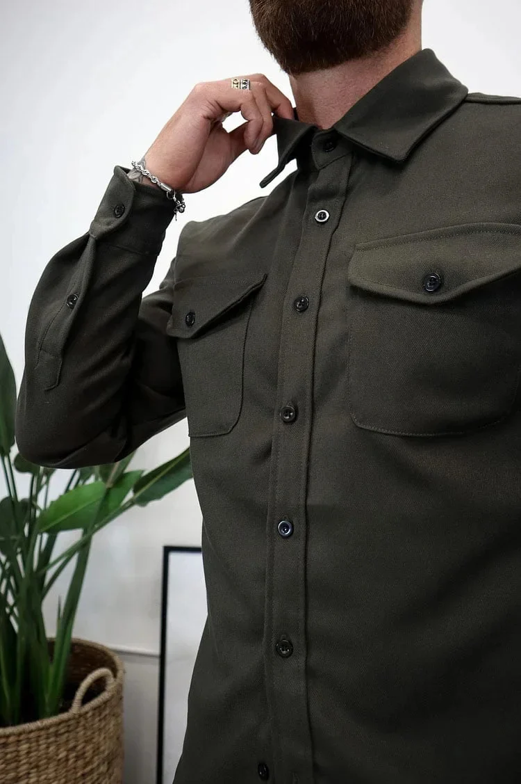 Button Down Shirt Jacket (Buy 2 Free Shipping) - Image 8