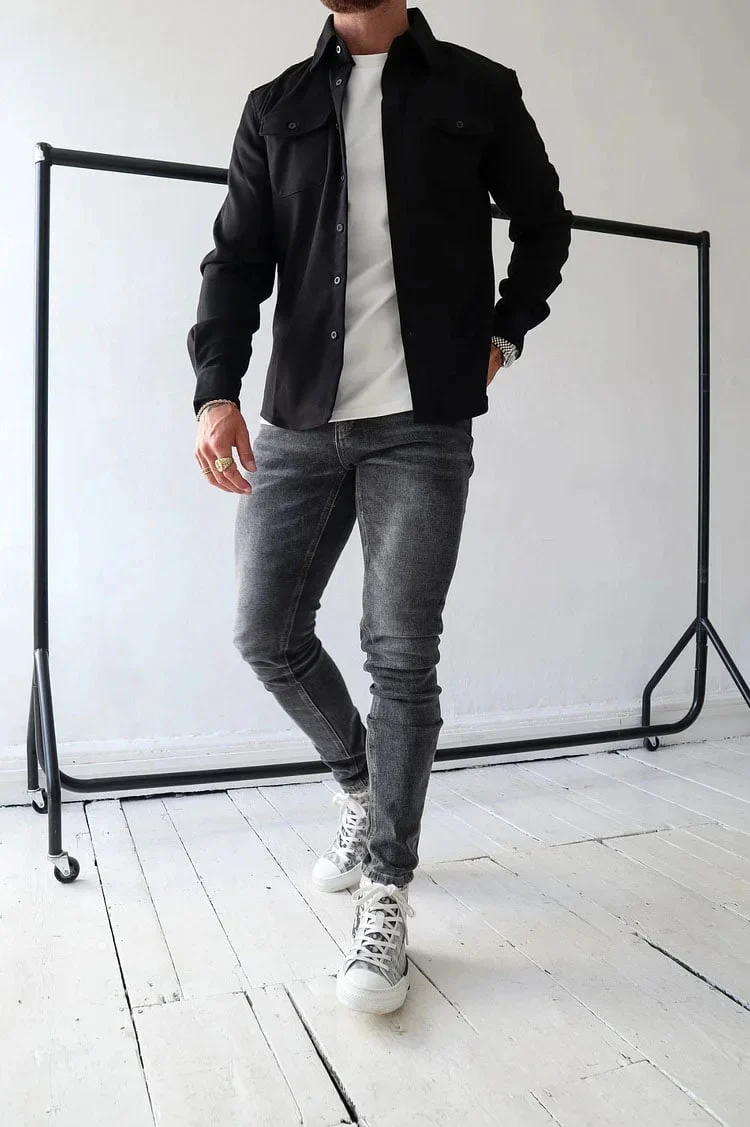 Button Down Shirt Jacket (Buy 2 Free Shipping) - Image 9