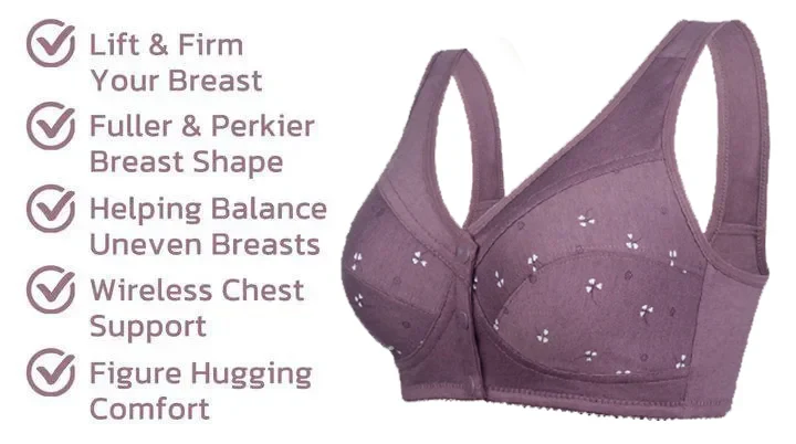 BUY 1 GET 2 FREE😲- 3PCS*Button Print Bra - Image 2