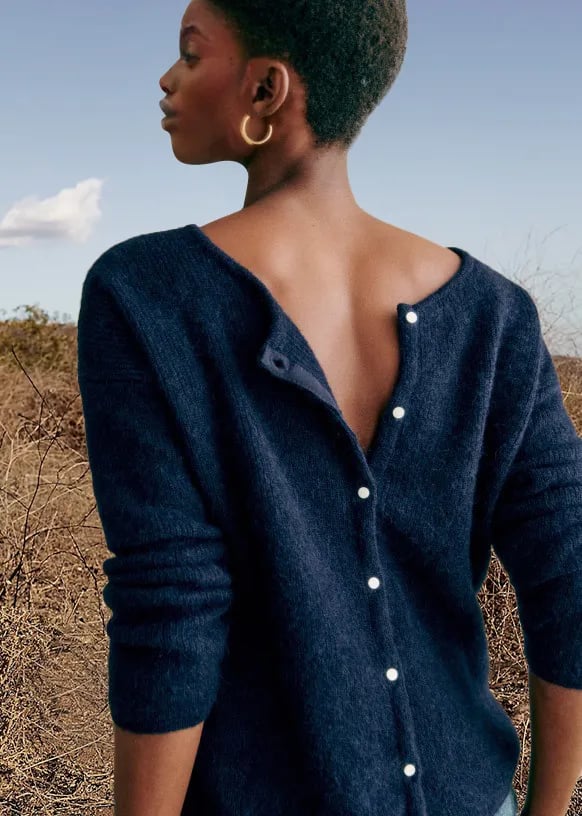 Button Super Soft Kint Cardigan - Image 13