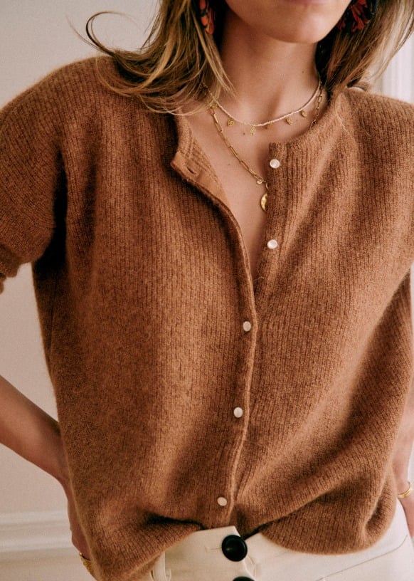 Button Super Soft Kint Cardigan - Image 23