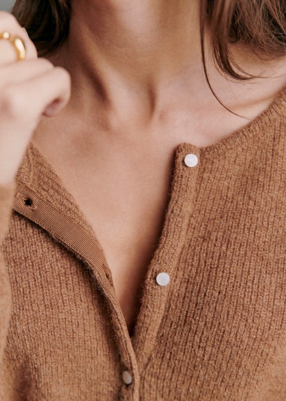 Button Super Soft Kint Cardigan - Image 24
