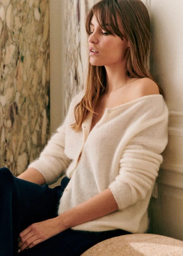 Button Super Soft Kint Cardigan - Image 3