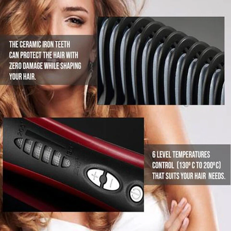 Hair Straightener Styling Comb - Image 8