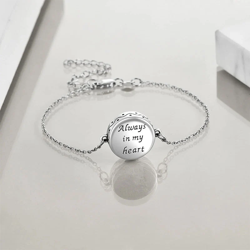 Celtic Knot Urn Bracelet for Ashes 925 Sterling Silver Cremation Keepsake Pendant Locket Bracelet for Women Mom - Image 3