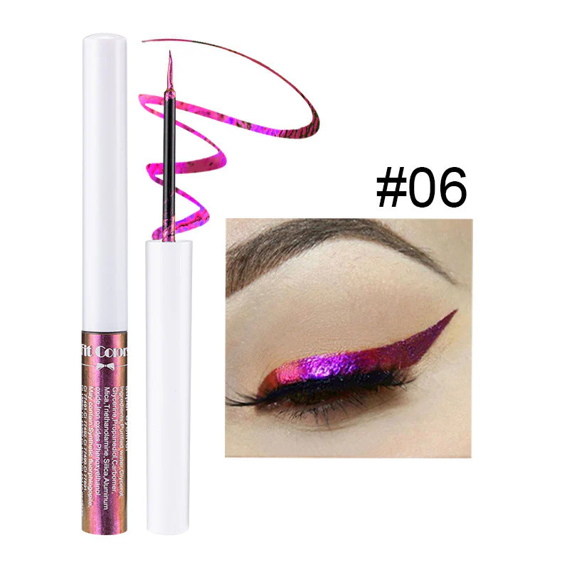 Chameleon Glitter Liquid Eyeliner Colorful Multiple Reflective Eyeliner Eyeshadow Pen - Image 10