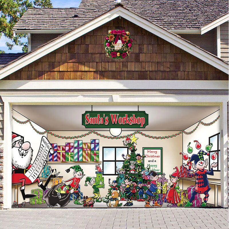 Christmas Carsge Door Banner Ornament - Image 3