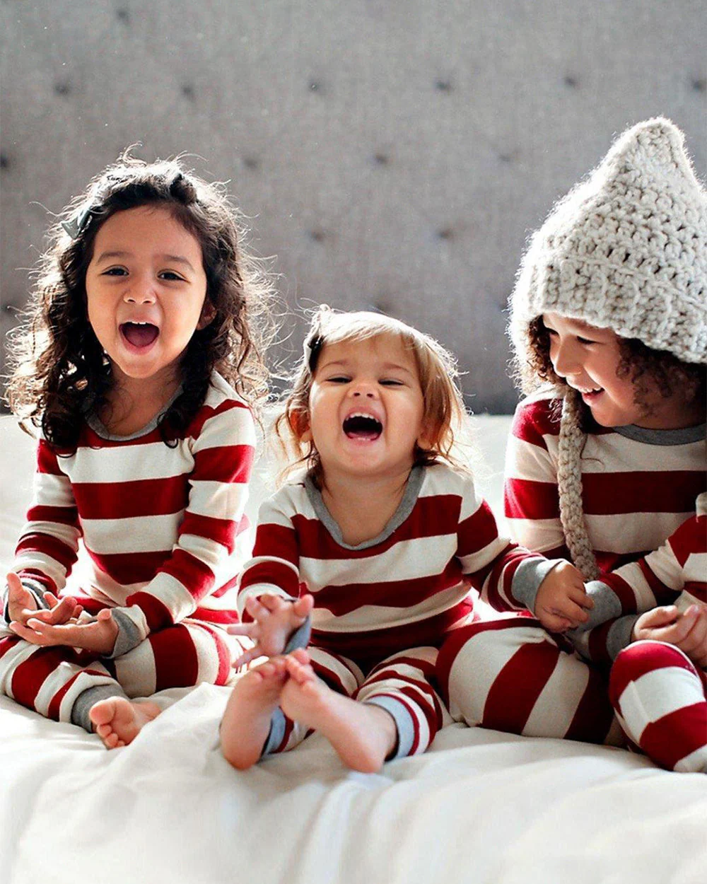 Christmas Red Striped Family Pajamas - Image 6
