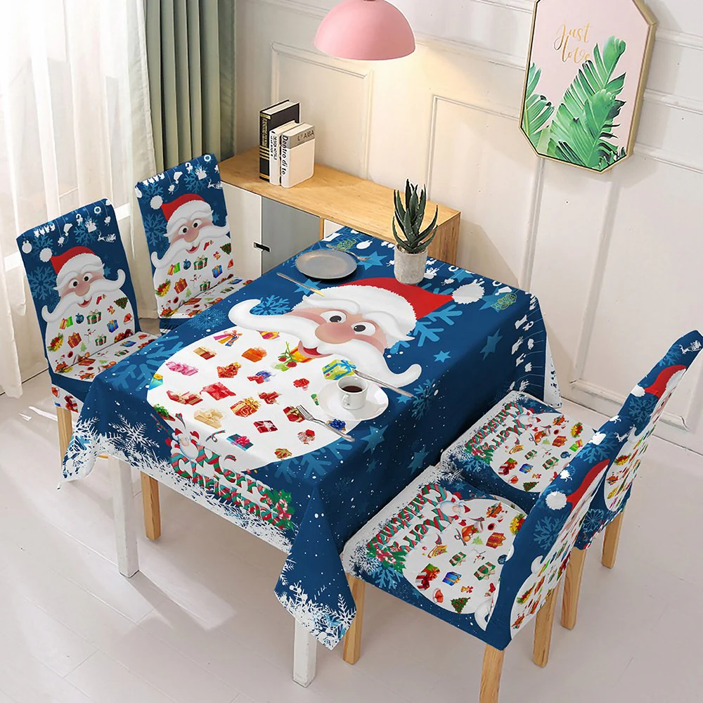 Holiday Promotion 60% Off - Christmas Tablecloth Chair Cover Decoration - Image 5