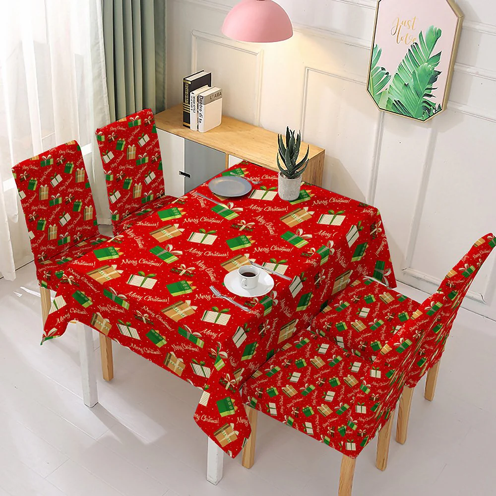 Holiday Promotion 60% Off - Christmas Tablecloth Chair Cover Decoration - Image 6