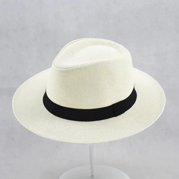 🌿Unisex Classic Panama Hat-Delicate Hand Knitting - Image 9
