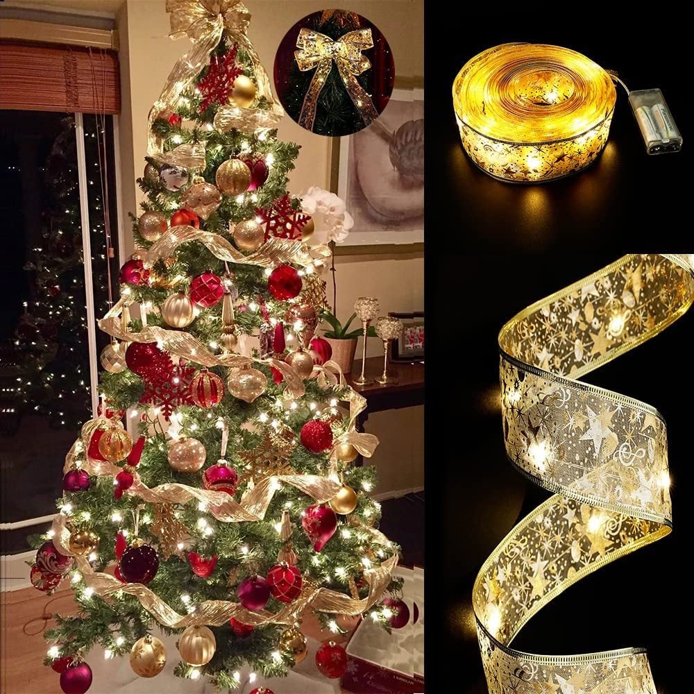 CHRISTMAS RIBBON FAIRY LIGHTS - Image 15