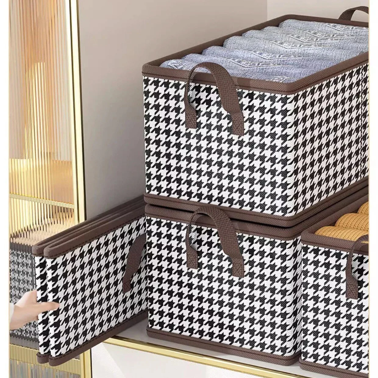 🏆Foldable jeans organizer for the closet