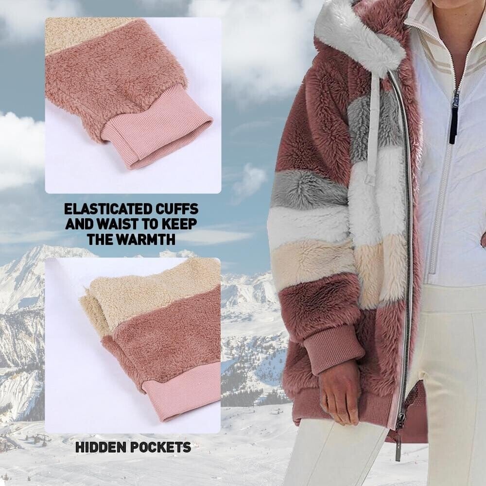 Contrasting Padded Coat - Image 5