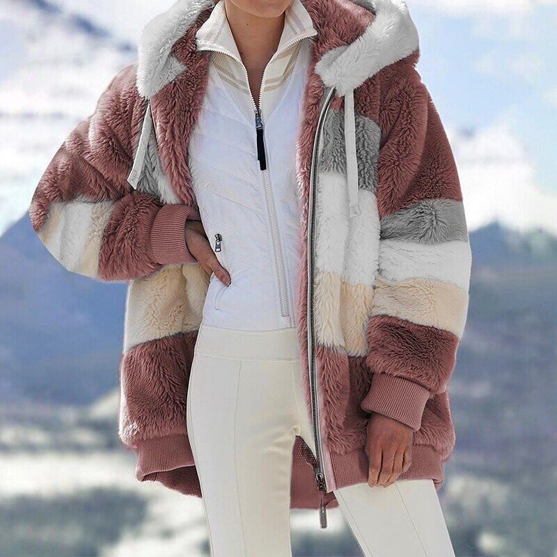 Contrasting Padded Coat - Image 7
