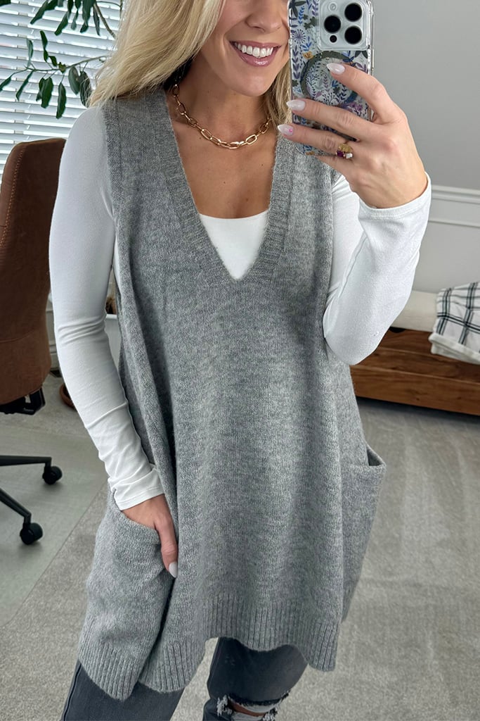 Cozy Pocket Sweater Vest-Buy 2 Free Shipping - Image 4