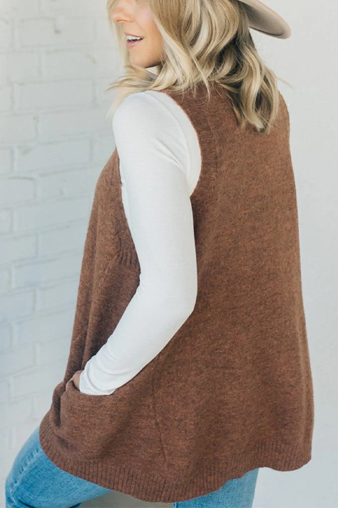 Cozy Pocket Sweater Vest-Buy 2 Free Shipping - Image 9