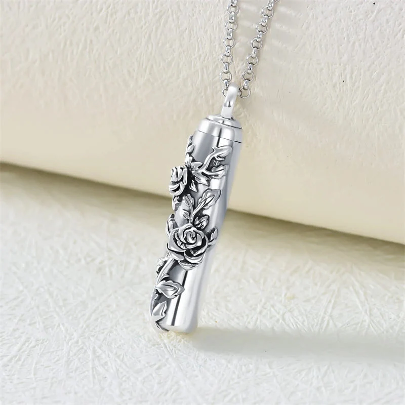Cremation Jewelry Sterling Silver Sunflower Rose Daisy Flower Urn Necklace for Ashes Memorial Keepsake Jewelry for Women Friends - Image 14