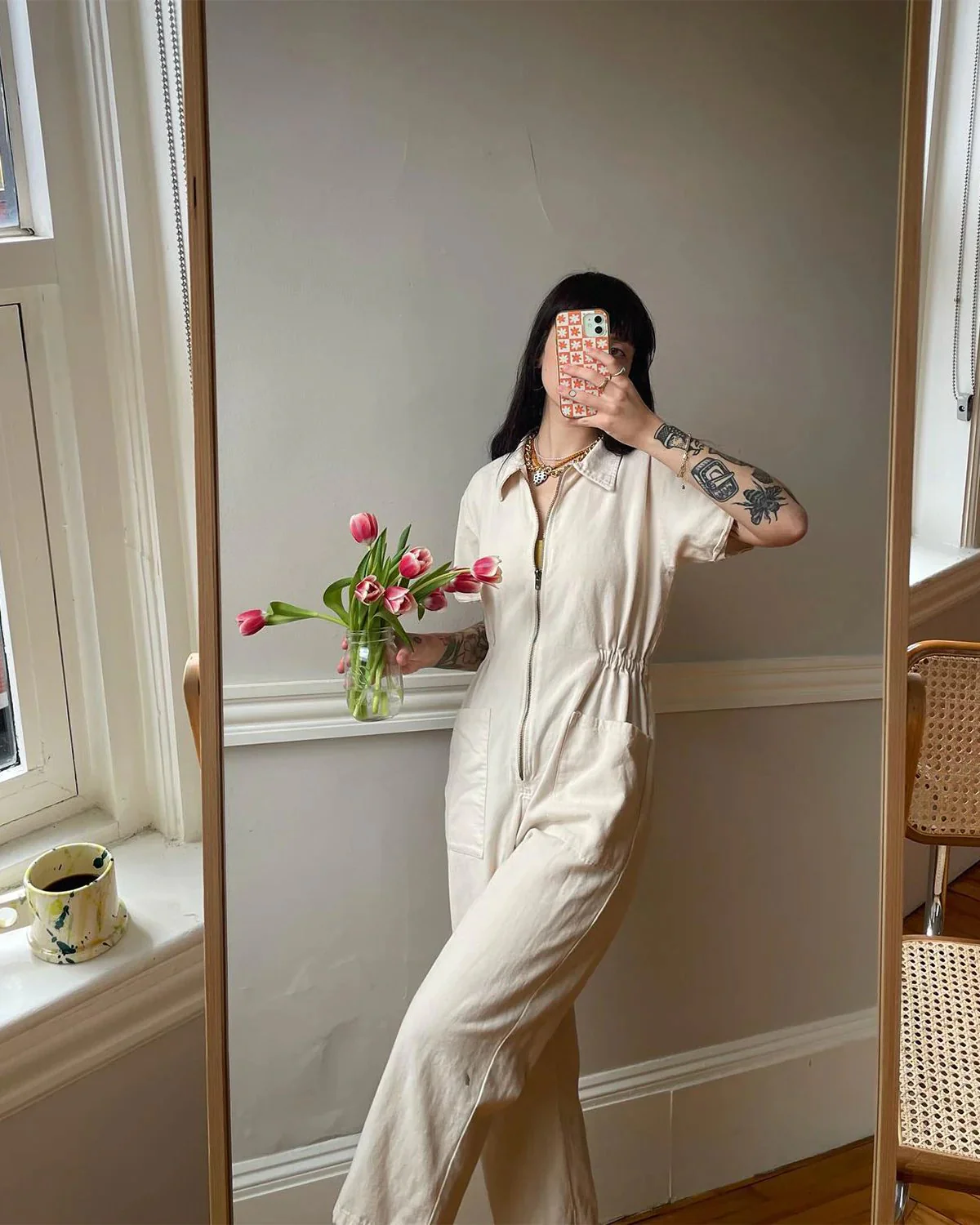 Cropped Utility Jumpsuit - Image 7