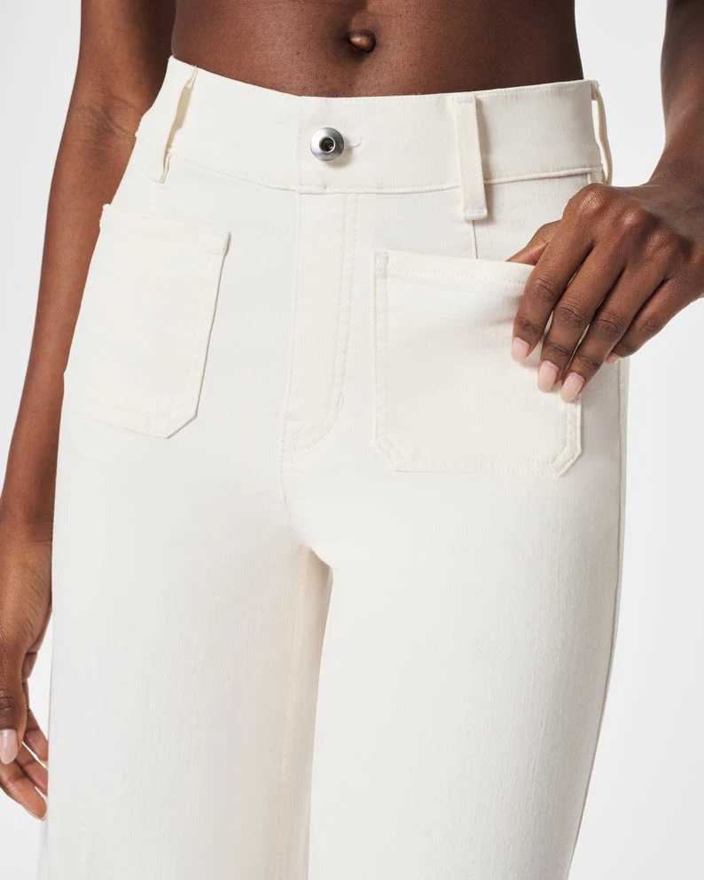 Tummy Control Cropped Wide-Leg Jeans(BUY 2 FREE SHIPPING) - Image 11