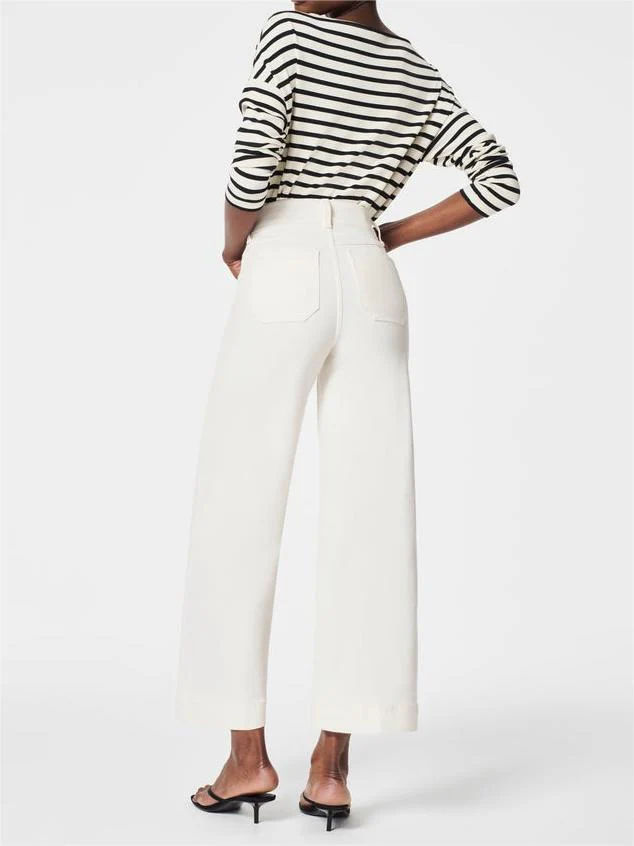 Tummy Control Cropped Wide-Leg Jeans(BUY 2 FREE SHIPPING) - Image 8