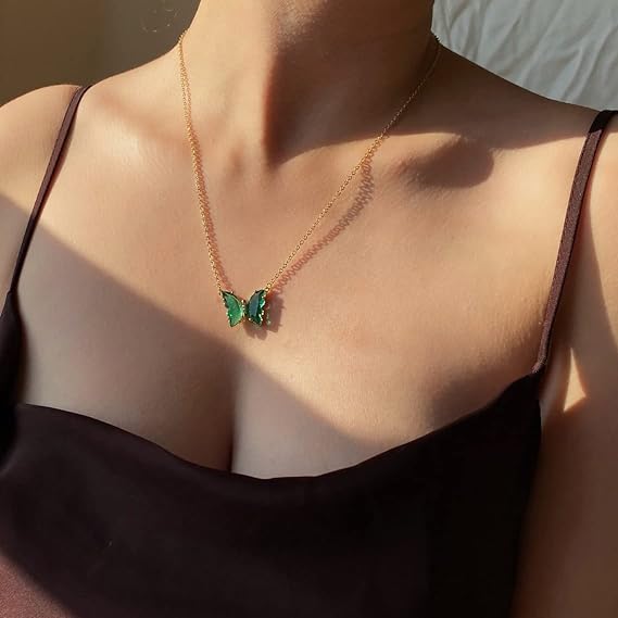 Crystal Butterfly Necklace-BUY 1 GET 1 FREE