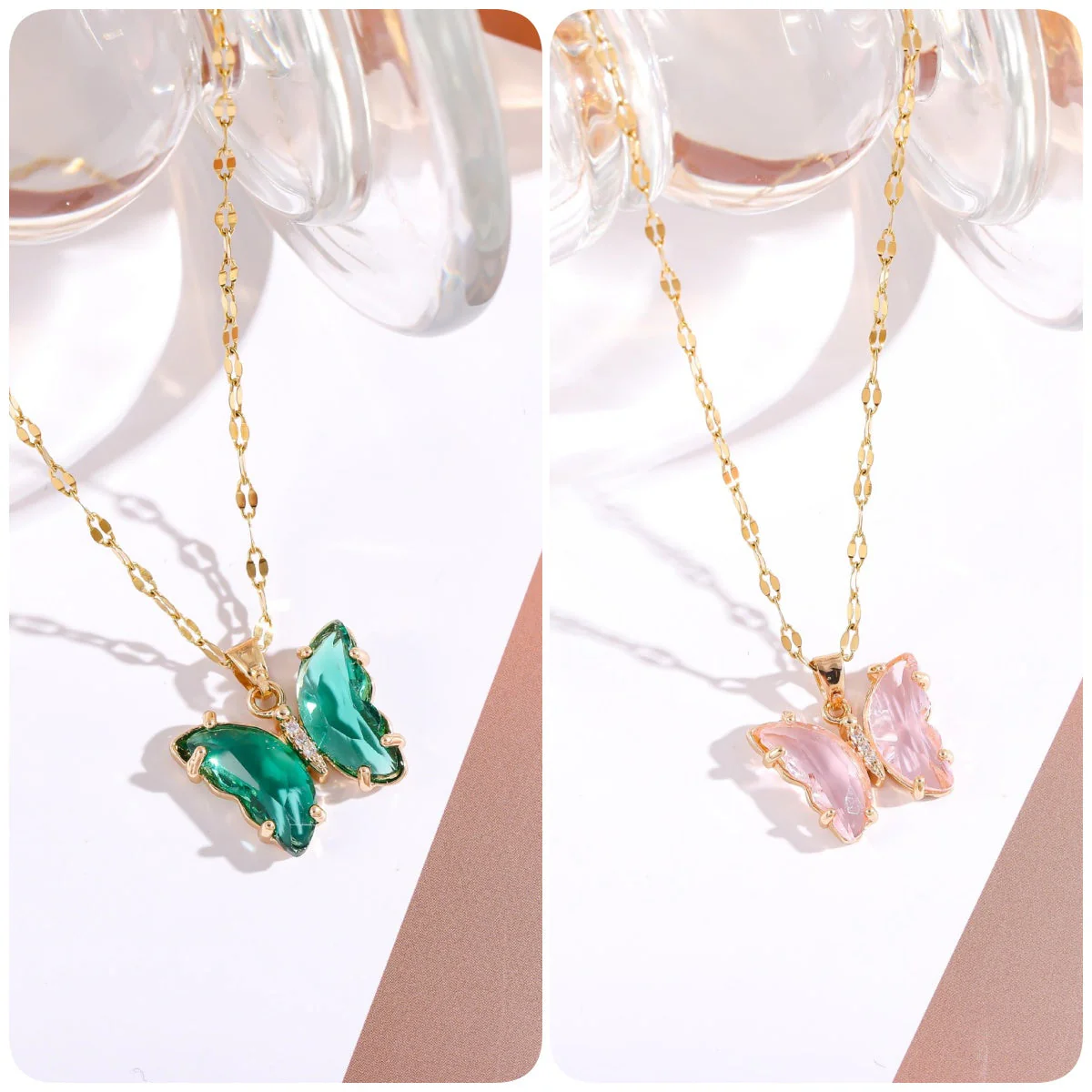 Crystal Butterfly Necklace-BUY 1 GET 1 FREE - Image 14