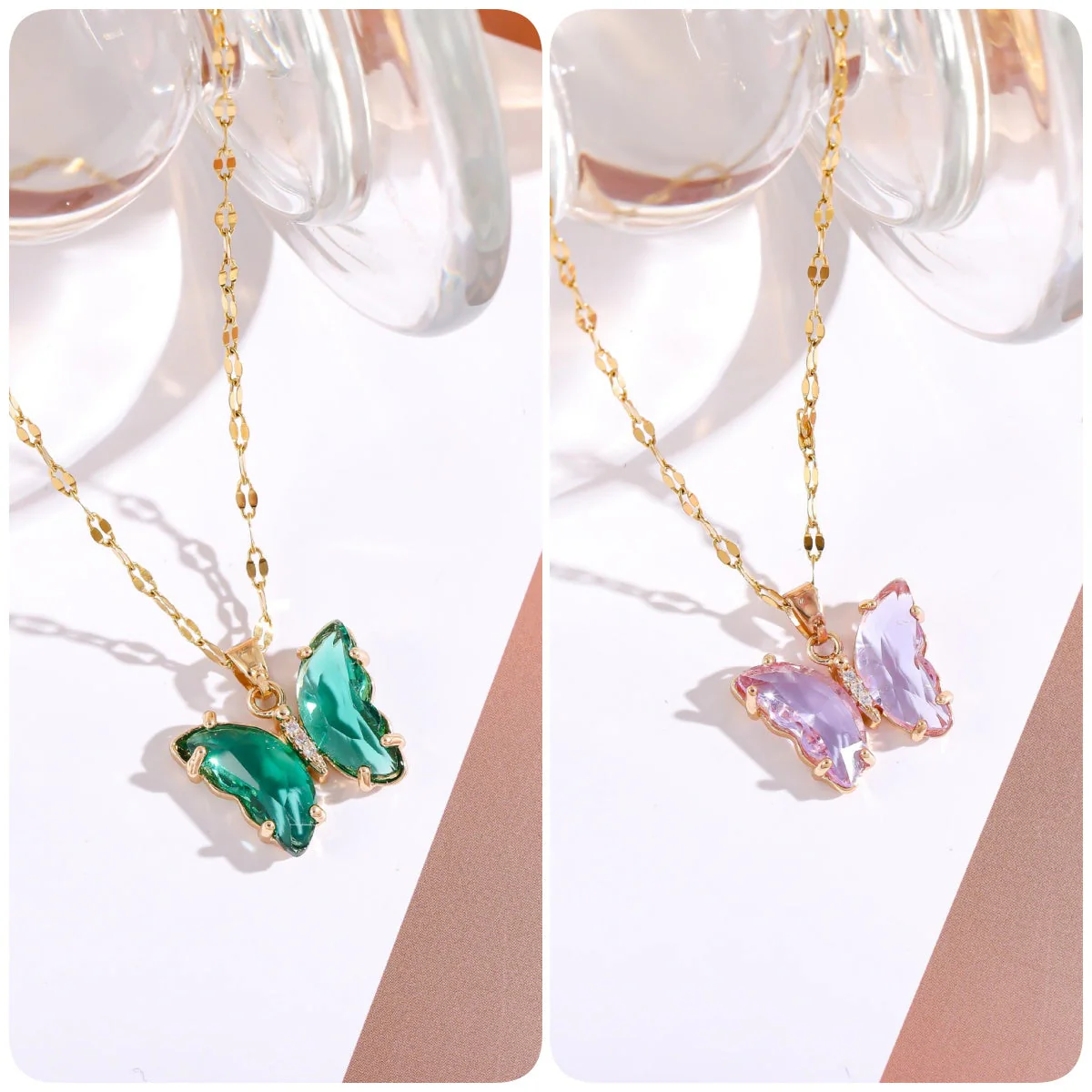 Crystal Butterfly Necklace-BUY 1 GET 1 FREE - Image 15