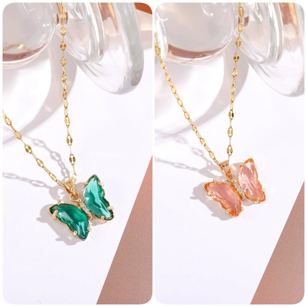Crystal Butterfly Necklace-BUY 1 GET 1 FREE - Image 16