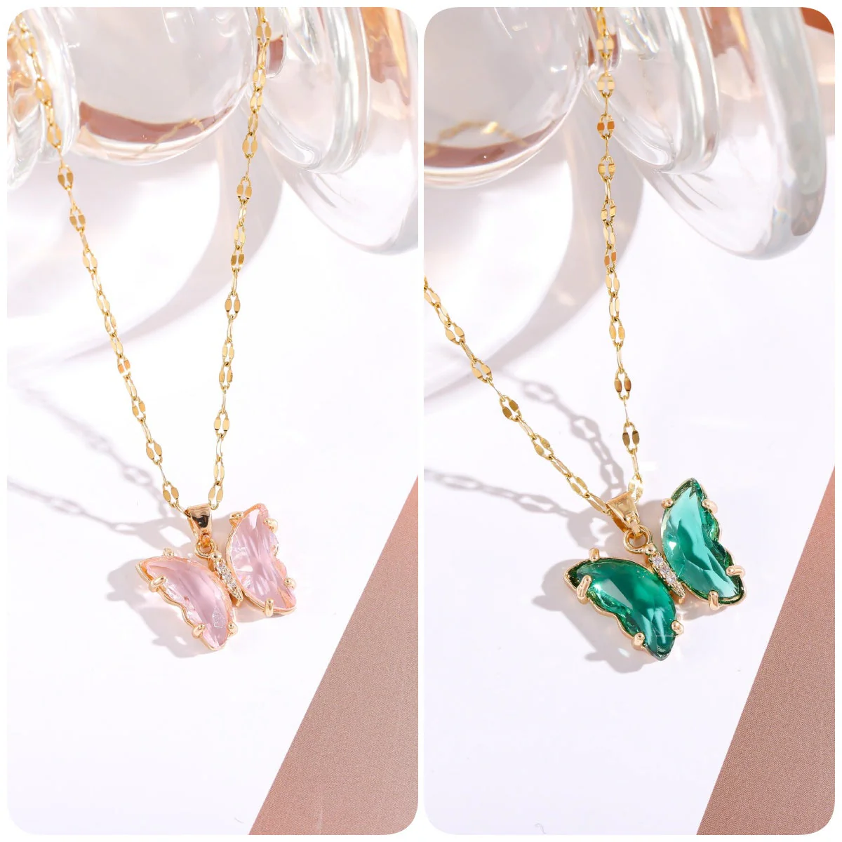 Crystal Butterfly Necklace-BUY 1 GET 1 FREE - Image 20