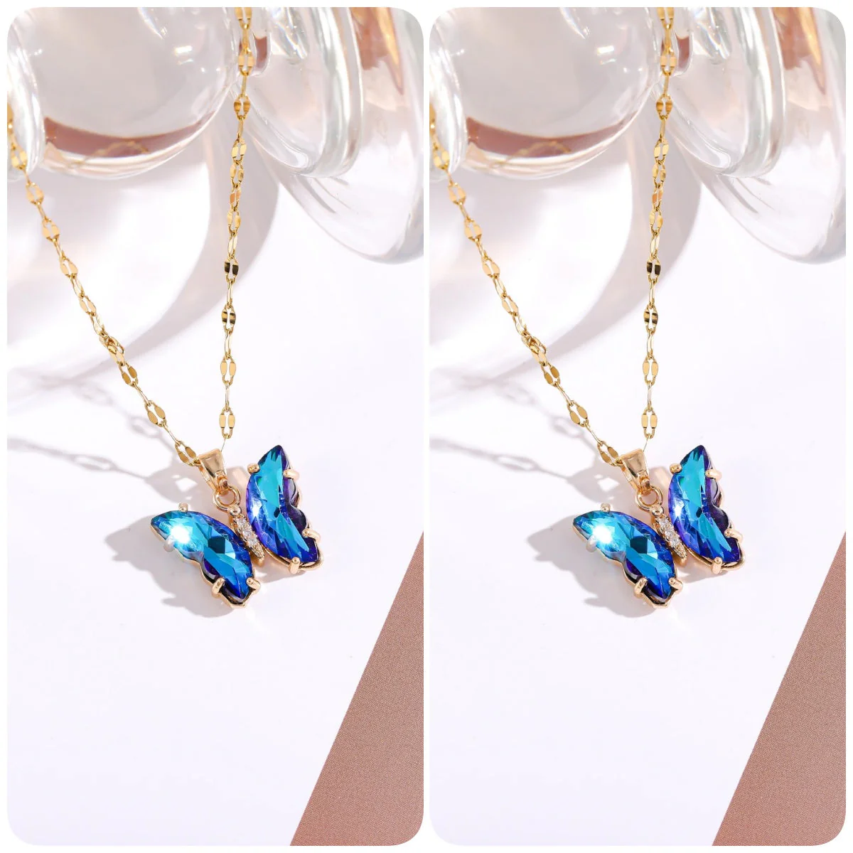 Crystal Butterfly Necklace-BUY 1 GET 1 FREE - Image 6