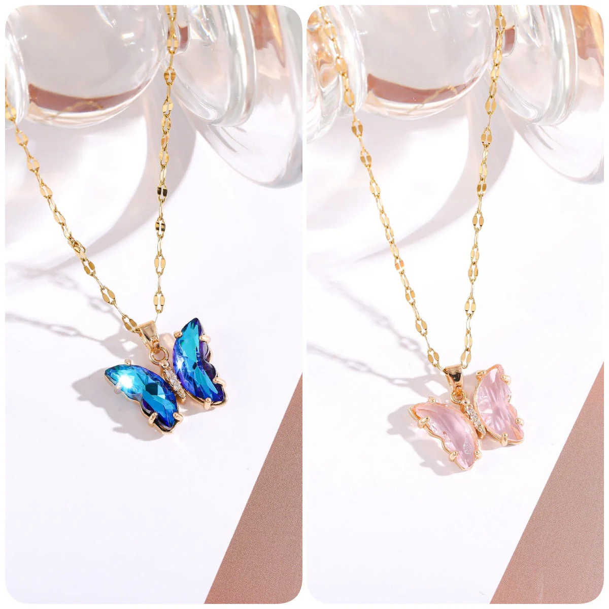 Crystal Butterfly Necklace-BUY 1 GET 1 FREE - Image 7