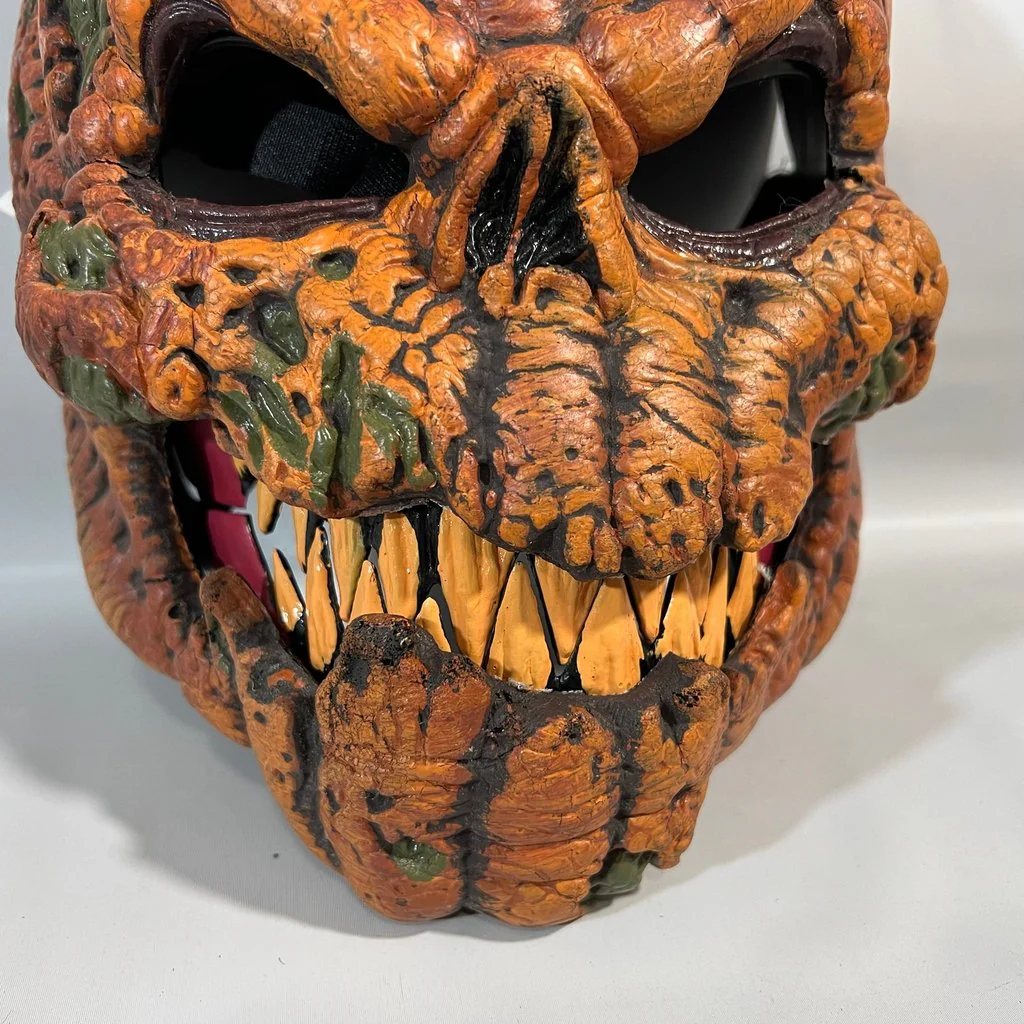 Dark Harvest Pumpkin Ani-Motion Mask Halloween California Costume Coll - Image 5
