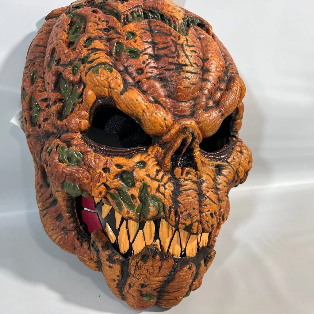 Dark Harvest Pumpkin Ani-Motion Mask Halloween California Costume Coll - Image 6