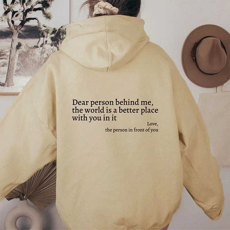 'Dear Person Behind Me' Sweatshirt - Image 4