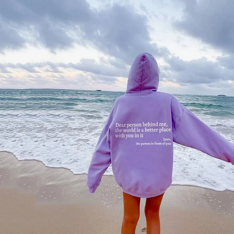 'Dear Person Behind Me' Sweatshirt - Image 8