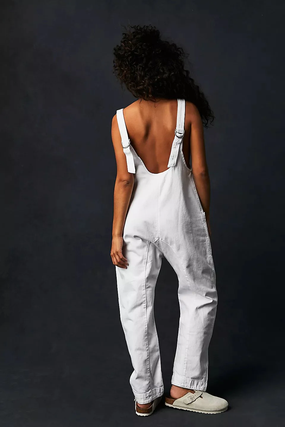 Denim Jumpsuit With Pockets - Image 9