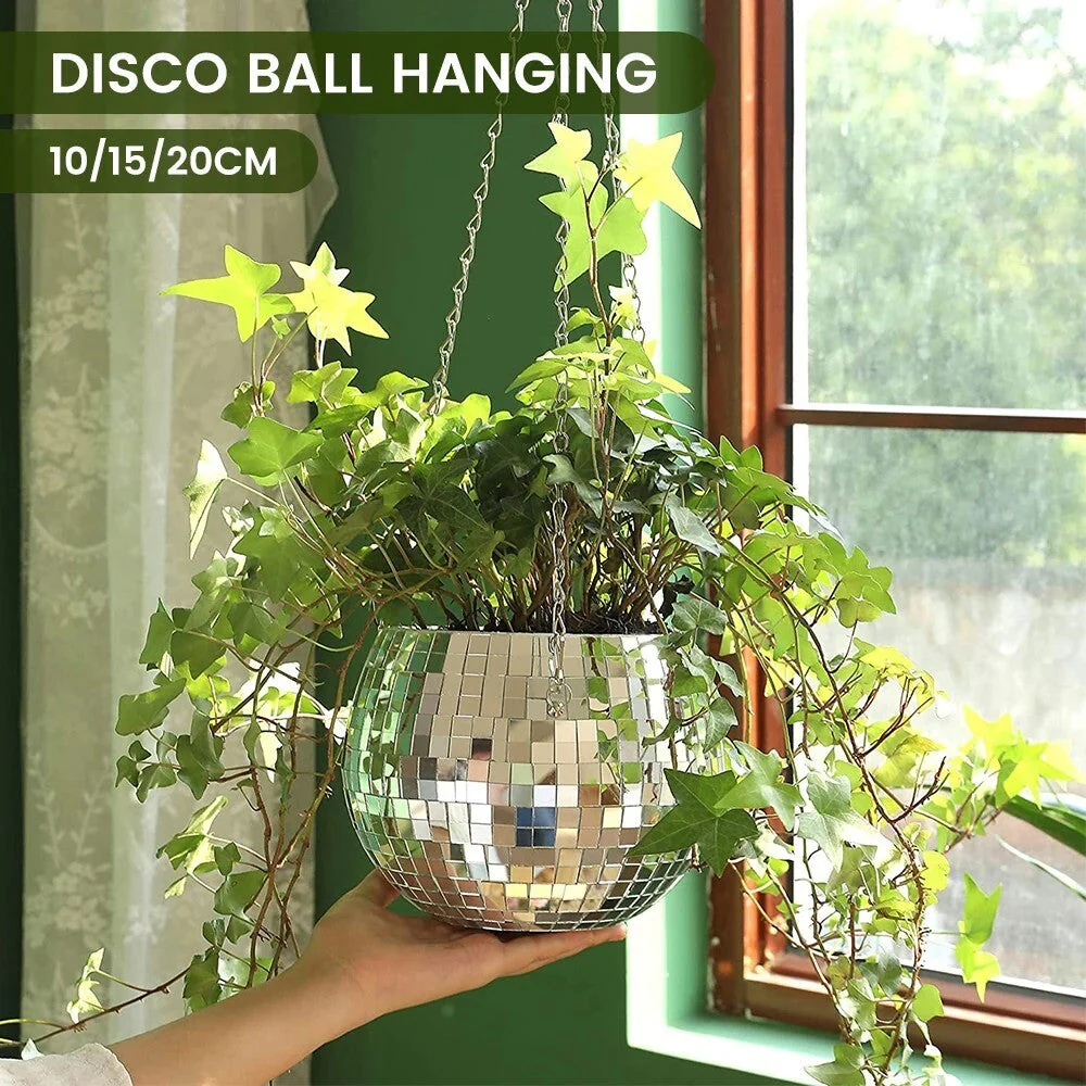 Disco Ball Hanging Planter - Image 2