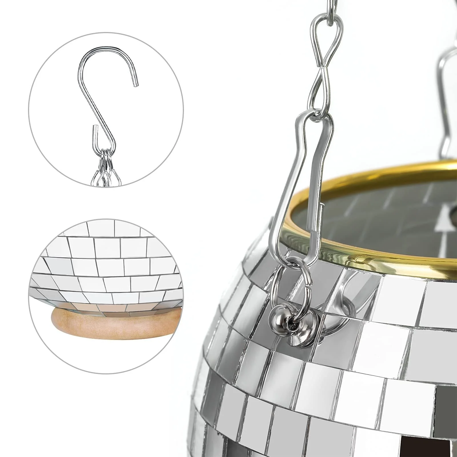 Disco Ball Hanging Planter - Image 4