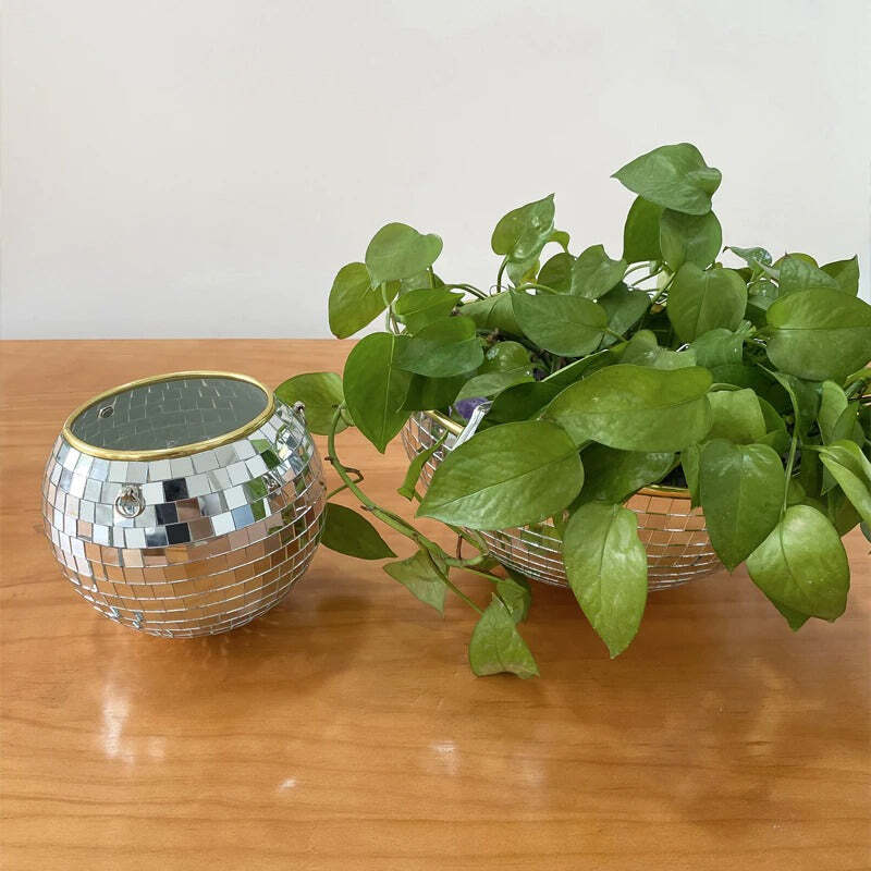 Disco Ball Hanging Planter - Image 6