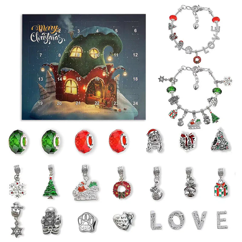 DIY 24 Days Christmas Countdown Calendar Bracelets Set - Image 10