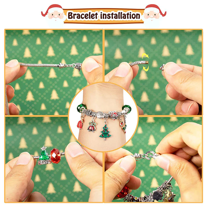 DIY 24 Days Christmas Countdown Calendar Bracelets Set - Image 6
