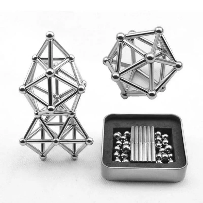 DIY Magnetic Balls and Rod Set - Image 11
