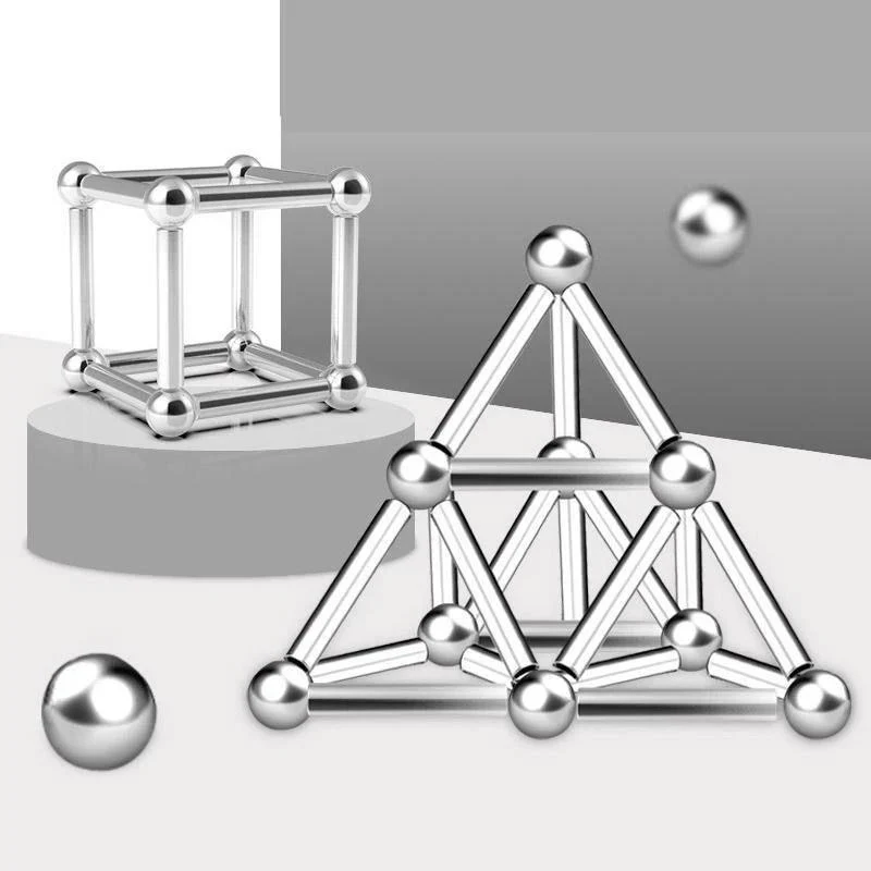DIY Magnetic Balls and Rod Set - Image 4